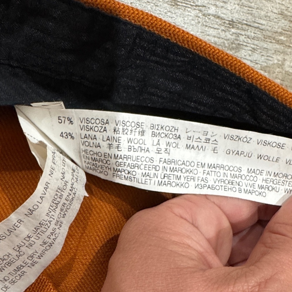 Zara Women's Rust Chinos - Picture 3 of 7